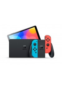 Console Nintendo Switch Oled - Joy-Con Neon Rouge & Bleu